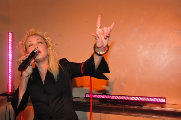 Photo Coverage: KINKY BOOTS' Cyndi Lauper & Billy Porter Sing at Manolo Blahnik! Image