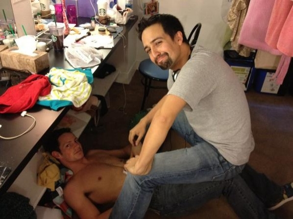 Photo Flash: Saturday Intermission Pics, Sept 8 - NEWSIES' Jeremy Jordan Gets Married, Broadway Supports Obama and More! Image