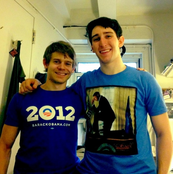 Photo Flash: Saturday Intermission Pics, Sept 8 - NEWSIES' Jeremy Jordan Gets Married, Broadway Supports Obama and More! Image