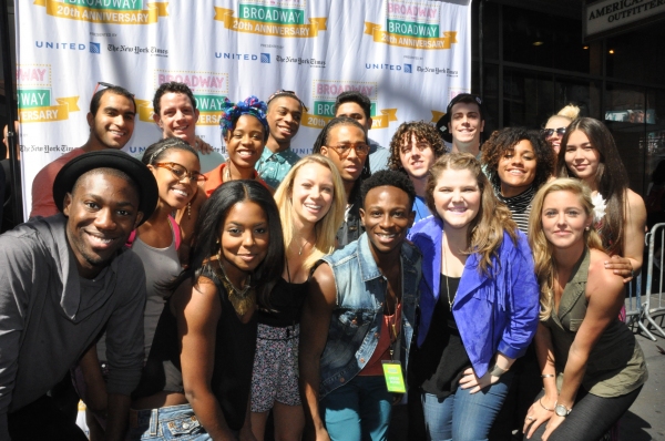 Photo Coverage: The Casts of BROADWAY ON BROADWAY - ANNIE, MOTOWN, SCANDALOUS, BARE and More! 