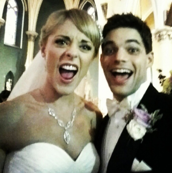 Photo Flash: Jeremy Jordan and Ashley Spencer Tie the Knot! Image