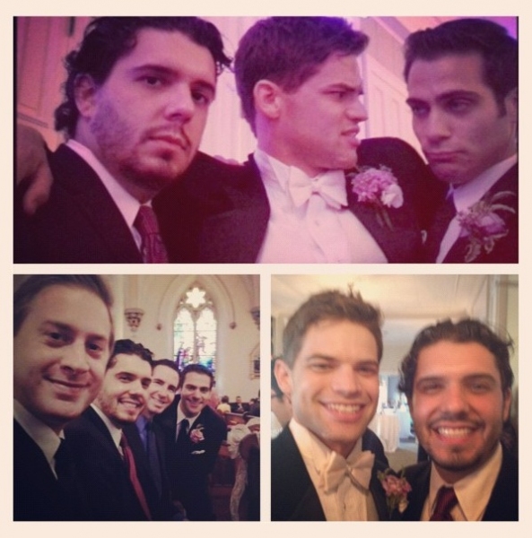 Photo Flash: Jeremy Jordan and Ashley Spencer Tie the Knot! Image
