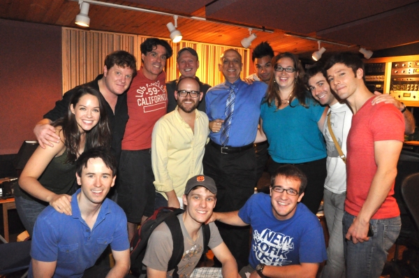  Steven Malone, Tom Viola, Andros Rodriguez (Engineer) and members of the cast-Mark Hummel, Stuart Marland, Michael Fatica, Thayne Jasperson, Evan Kasprzak, Brandon Stimson, Garett Hawe, Laurie Veldheer, Emily Powell
