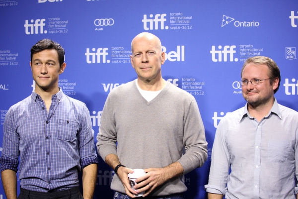 Photo Coverage: Bruce Willis, Joseph Gordon-Levitt at LOOPER's TIFF Photo Call 