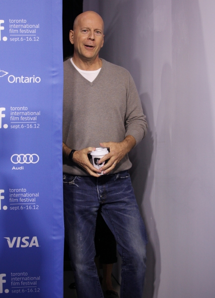 Photo Coverage: Bruce Willis, Joseph Gordon-Levitt at LOOPER's TIFF Photo Call Image