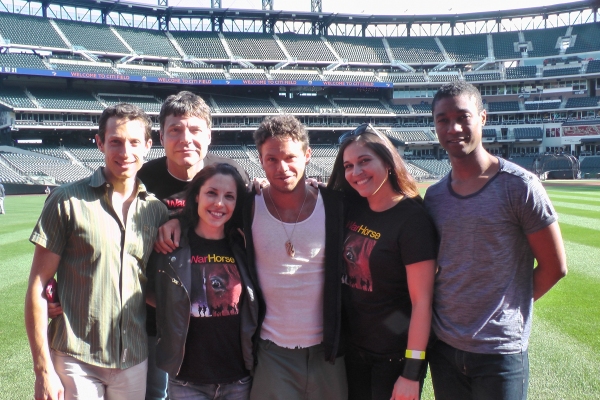 Photo Flash: WAR HORSE Cast Makes Appearance at Citi Field! Image