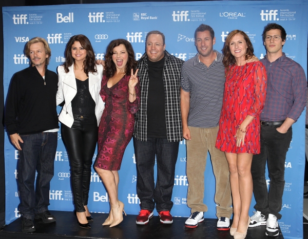  David Spade, Selena Gomez, Fran Drescher, Kevin James, Adam Sandler, Molly Shannon,  Photo