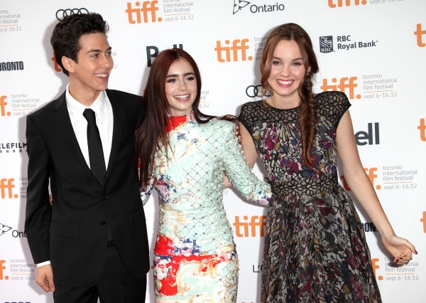 Photo Coverage: Greg Kinnear, Lily Collins on WRITERS Red Carpet at TIFF  Image