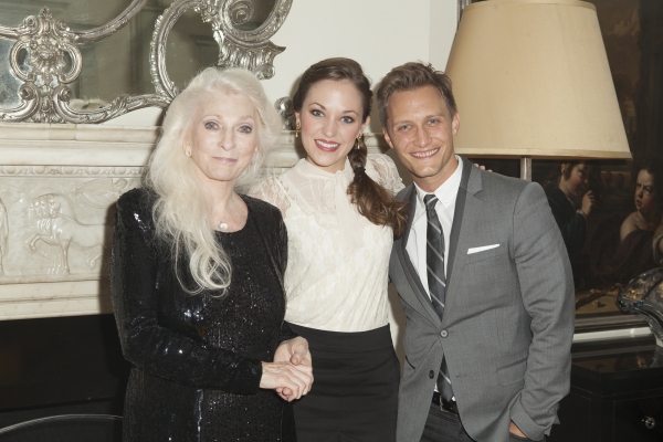 Judy Collins, Laura Osnes and Nathan Johnson Photo