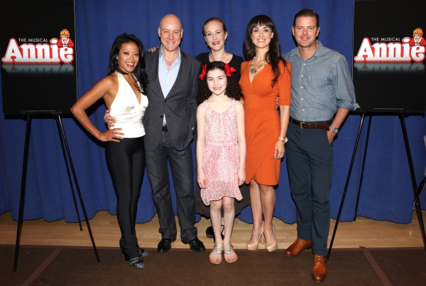 J. Elaine Marcos, Anthony Warlow, Ktie Finneran, Lilla Crawford, Brynn O'Malley & Cla Photo