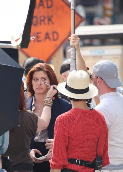 Photo Coverage Exclusive: On the Set of SMASH with Debra Messing, Christian Borle and More!  Image
