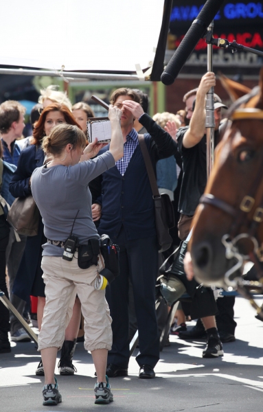 Photo Coverage Exclusive: On the Set of SMASH with Debra Messing, Christian Borle and More! Photo Coverage Exclusive: On the Set of SMASH with Debra Messing, Christian Borle and More! Image