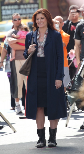 Photo Coverage Exclusive: On the Set of SMASH with Debra Messing, Christian Borle and More!  Image