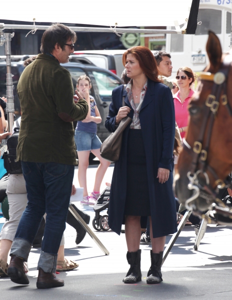 Photo Coverage Exclusive: On the Set of SMASH with Debra Messing, Christian Borle and More! Photo Coverage Exclusive: On the Set of SMASH with Debra Messing, Christian Borle and More! Image
