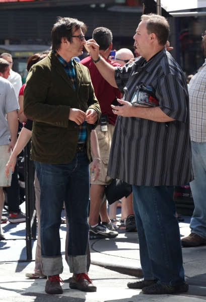 Photo Coverage Exclusive: On the Set of SMASH with Debra Messing, Christian Borle and More!  Image