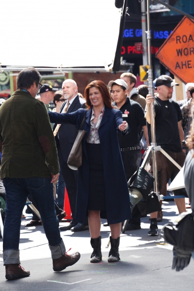 Photo Coverage Exclusive: On the Set of SMASH with Debra Messing, Christian Borle and More! Photo Coverage Exclusive: On the Set of SMASH with Debra Messing, Christian Borle and More! Image