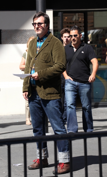 Photo Coverage Exclusive: On the Set of SMASH with Debra Messing, Christian Borle and More!  Image