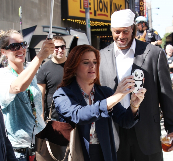 Photo Coverage Exclusive: On the Set of SMASH with Debra Messing, Christian Borle and More! 