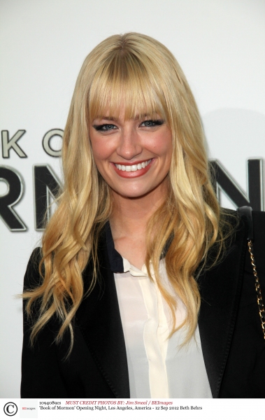 Mandatory Credit: Photo by Jim Smeal / BEImages (1094089cs)Beth Behrs'Book of Mormon' Photo