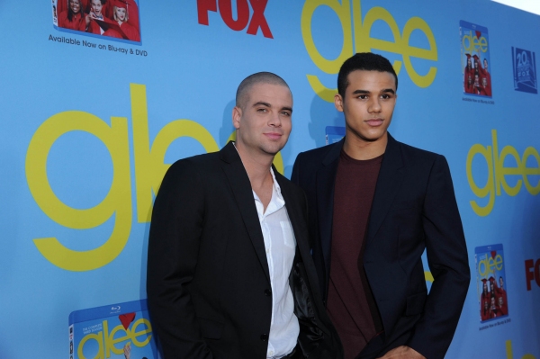  GLEE SEASON FOUR PREMIERE SCREENING AND VIP RECEPTION: Cast members Mark Salling (L) Photo