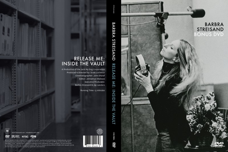 Exclusive: First Look at Cover Art & Details for Barbra Streisand's New RELEASE ME QVC Bonus DVD! Image