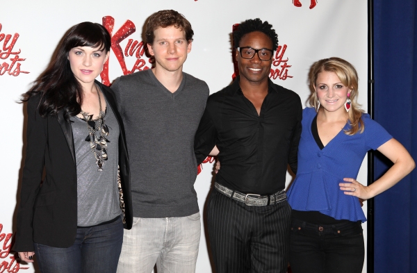 Photo Coverage: Harvey Fierstein, Cyndi Lauper and the KINKY BOOTS Cast Meet the Press - Check it Out! Image