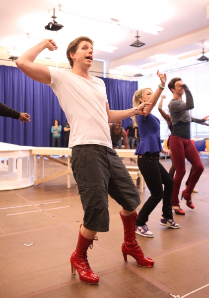 Photo Coverage: Extra Fierce KINKY BOOTS Press Preview - Cyndi Lauper, Harvey Fierstein, Stark Sands, Billy Porter & More!  Image