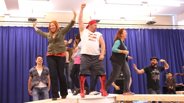 Photo Coverage: Extra Fierce KINKY BOOTS Press Preview - Cyndi Lauper, Harvey Fierstein, Stark Sands, Billy Porter & More!  Image