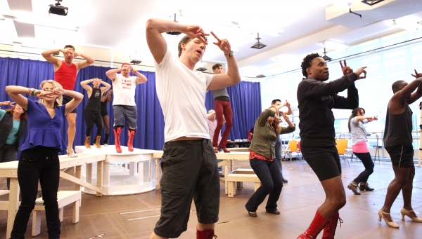 Photo Coverage: Extra Fierce KINKY BOOTS Press Preview - Cyndi Lauper, Harvey Fierstein, Stark Sands, Billy Porter & More!  Image