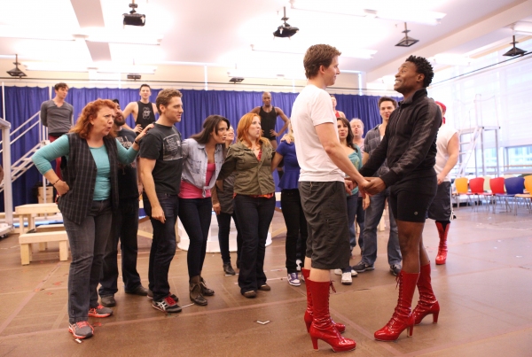 Photo Coverage: Extra Fierce KINKY BOOTS Press Preview - Cyndi Lauper, Harvey Fierstein, Stark Sands, Billy Porter & More!  Image