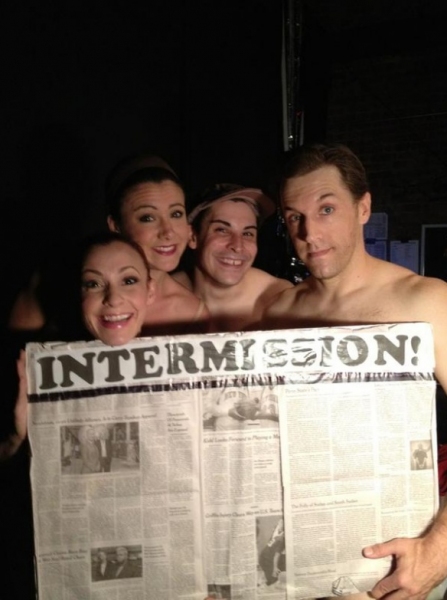 Photo Flash: Saturday Intermission Pics, Sept 15 - CHAPLIN, EVITA, Perez Hilton in NEWSical and More!  Image
