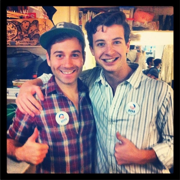 Photo Flash: Saturday Intermission Pics, Sept 15 - CHAPLIN, EVITA, Perez Hilton in NEWSical and More!  Image