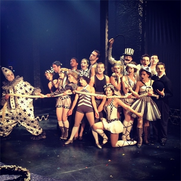 Photo Flash: Saturday Intermission Pics, Sept 15 - CHAPLIN, EVITA, Perez Hilton in NEWSical and More!  Image