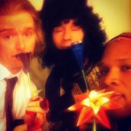 Photo Flash: Saturday Intermission Pics, Sept 15 - CHAPLIN, EVITA, Perez Hilton in NEWSical and More!  Image