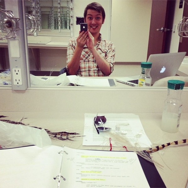 Photo Flash: Saturday Intermission Pics, Sept 15 - CHAPLIN, EVITA, Perez Hilton in NEWSical and More!  Image