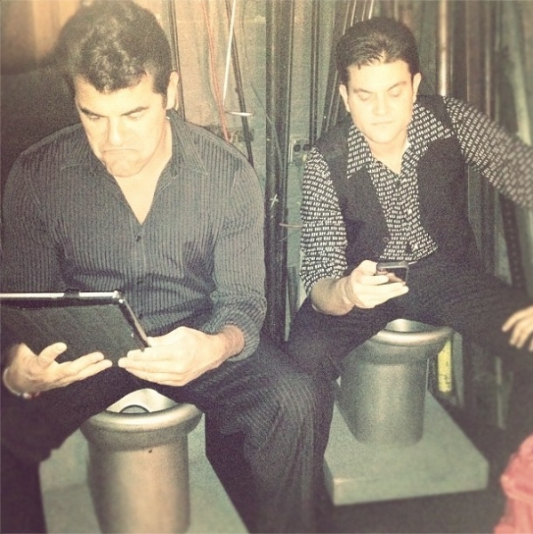 Photo Flash: Saturday Intermission Pics, Sept 15 - CHAPLIN, EVITA, Perez Hilton in NEWSical and More!  Image