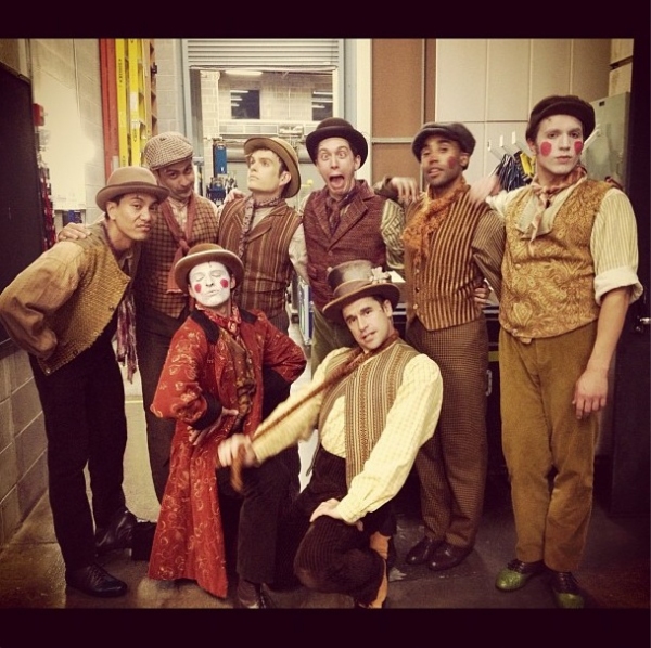 Photo Flash: Saturday Intermission Pics, Sept 15 - CHAPLIN, EVITA, Perez Hilton in NEWSical and More!  Image