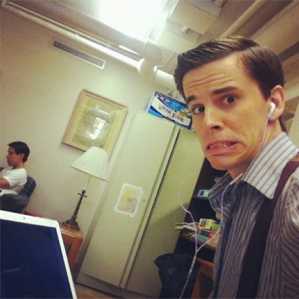 Photo Flash: Saturday Intermission Pics, Sept 15 - CHAPLIN, EVITA, Perez Hilton in NEWSical and More!  Image