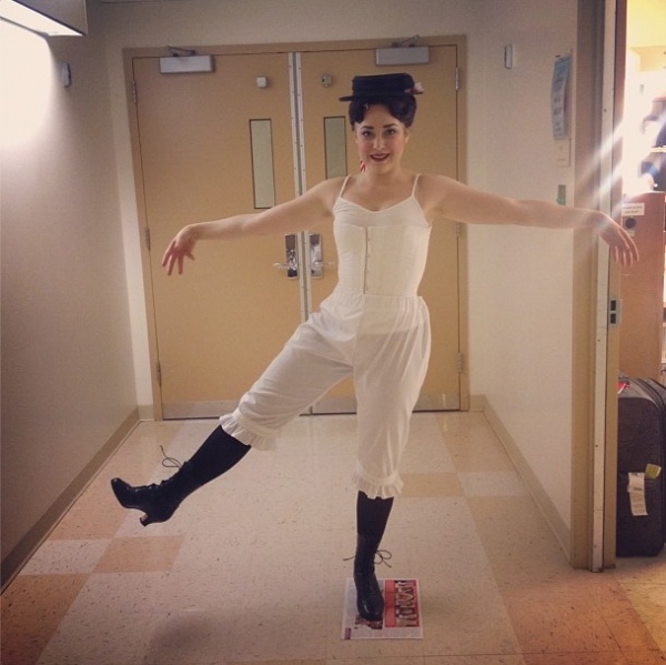 Photo Flash: Saturday Intermission Pics, Sept 15 - CHAPLIN, EVITA, Perez Hilton in NEWSical and More!  Image