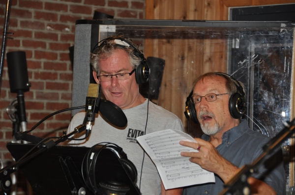 Photo Exclusive: Michael Cerveris, Elena Roger, Max von Essen and EVITA Cast Sing 'Carols For A Cure'  Image