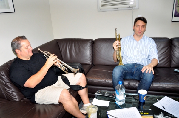 Photo Exclusive: Michael Cerveris, Elena Roger, Max von Essen and EVITA Cast Sing 'Carols For A Cure'  Image