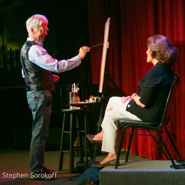 Photo Flash: Steve Bakunas Paints Linda Lavin for 'Portrait of an Artist' Image