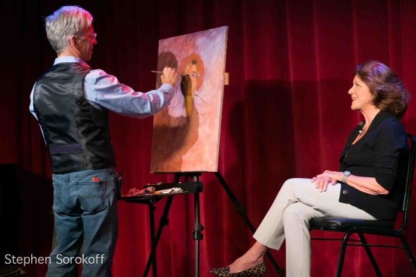 Photo Flash: Steve Bakunas Paints Linda Lavin for 'Portrait of an Artist' Image