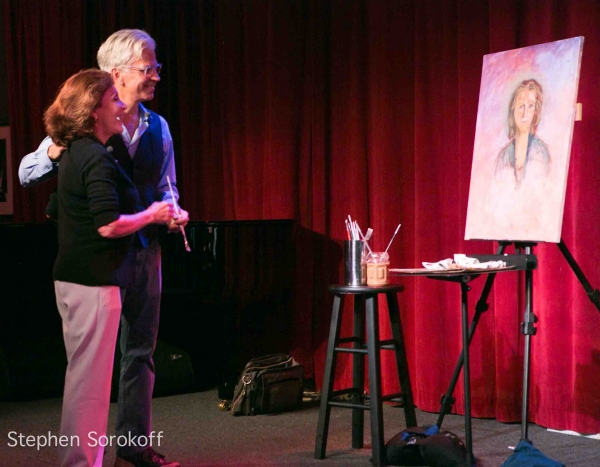 Photo Flash: Steve Bakunas Paints Linda Lavin for 'Portrait of an Artist' Image
