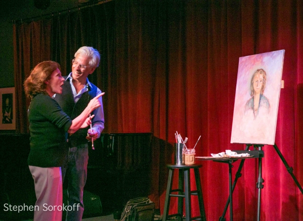 Photo Flash: Steve Bakunas Paints Linda Lavin for 'Portrait of an Artist' Image