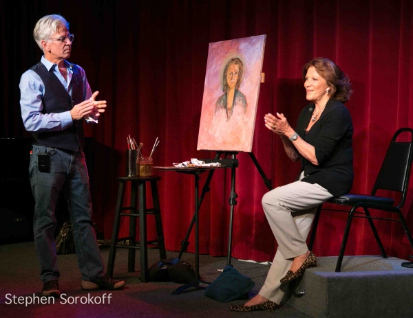 Photo Flash: Steve Bakunas Paints Linda Lavin for 'Portrait of an Artist' Image