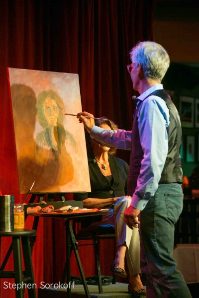 Photo Flash: Steve Bakunas Paints Linda Lavin for 'Portrait of an Artist' Image
