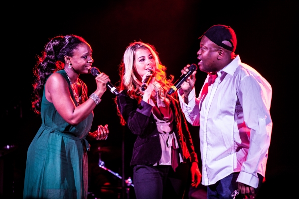 Saycon Sengbloh, Morgan James and Tituss Burgess Photo