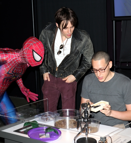 Photo Coverage: SPIDER-MAN Cast Visits 'Spiders Alive!' Exhibit Image