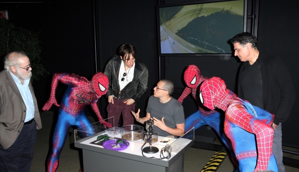 Photo Coverage: SPIDER-MAN Cast Visits 'Spiders Alive!' Exhibit Image